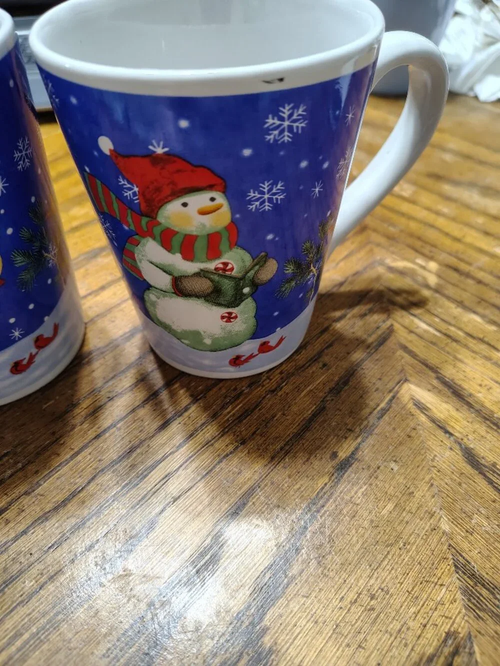 Two Christmas Themed Mugs 